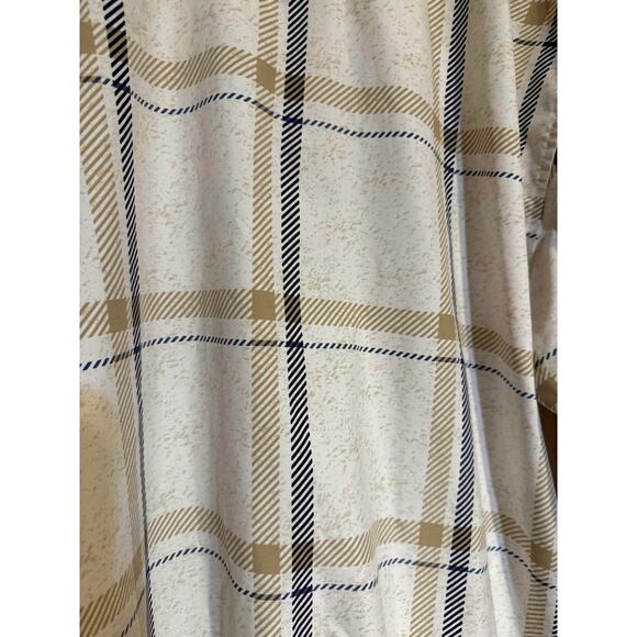 Boca Classic Original Golf Classic Club White/Tan Plaid Windbreaker XL - Picture 3 of 7